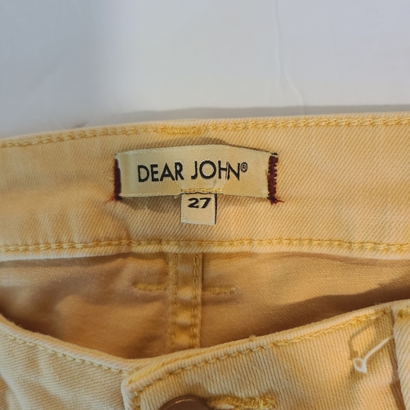 Dear John Playback Cuffed Cropped Straight Leg Jeans Orange Size 27 - Picture 7 of 13